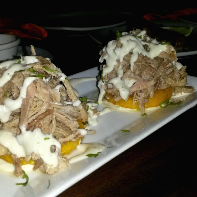 Tortillitas con pulled pork