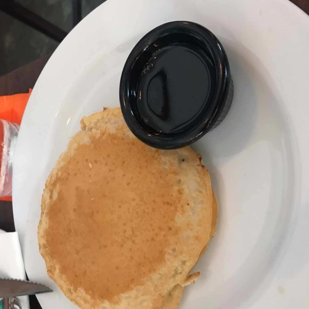 Porción de pancakes