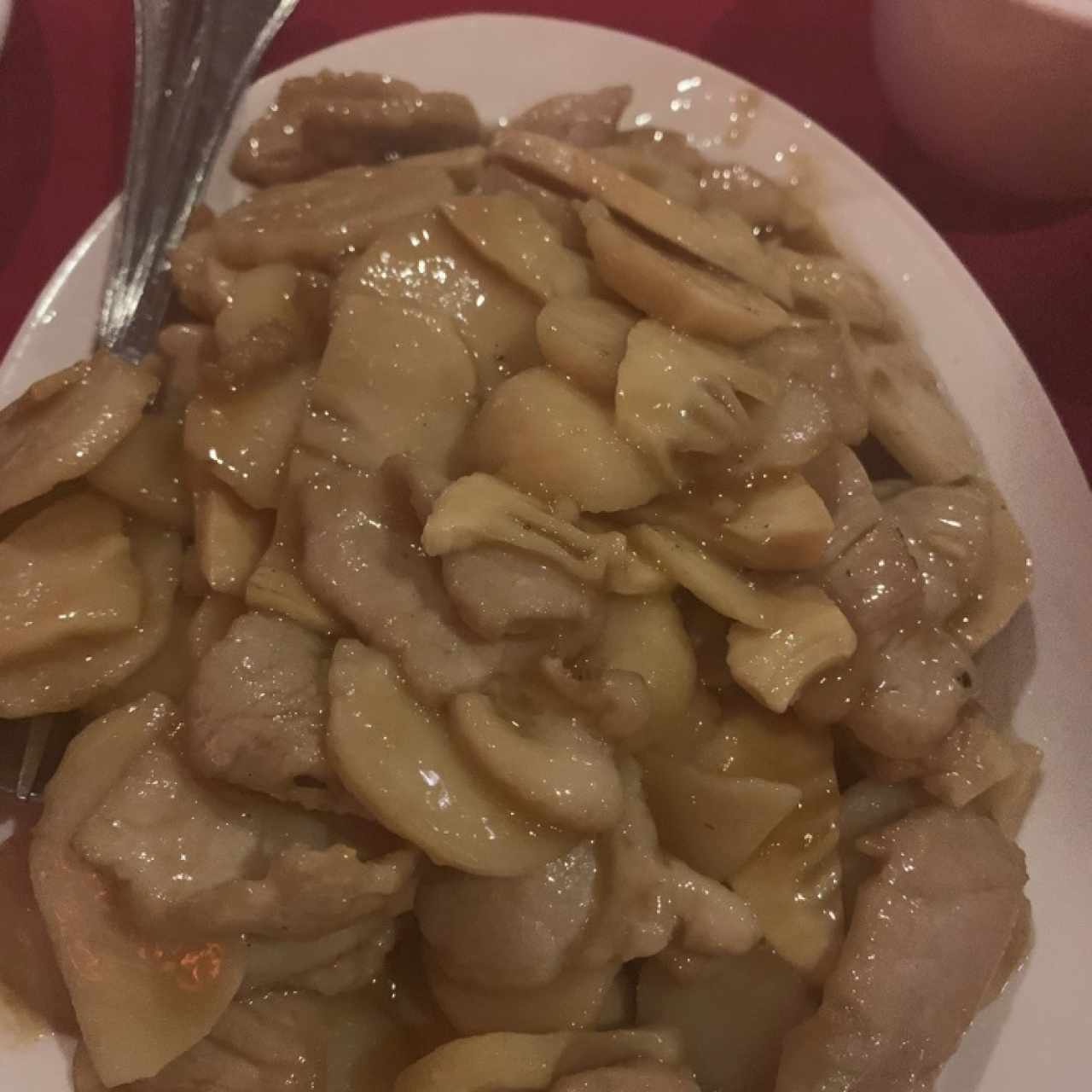 pollo con nabo y gengibre