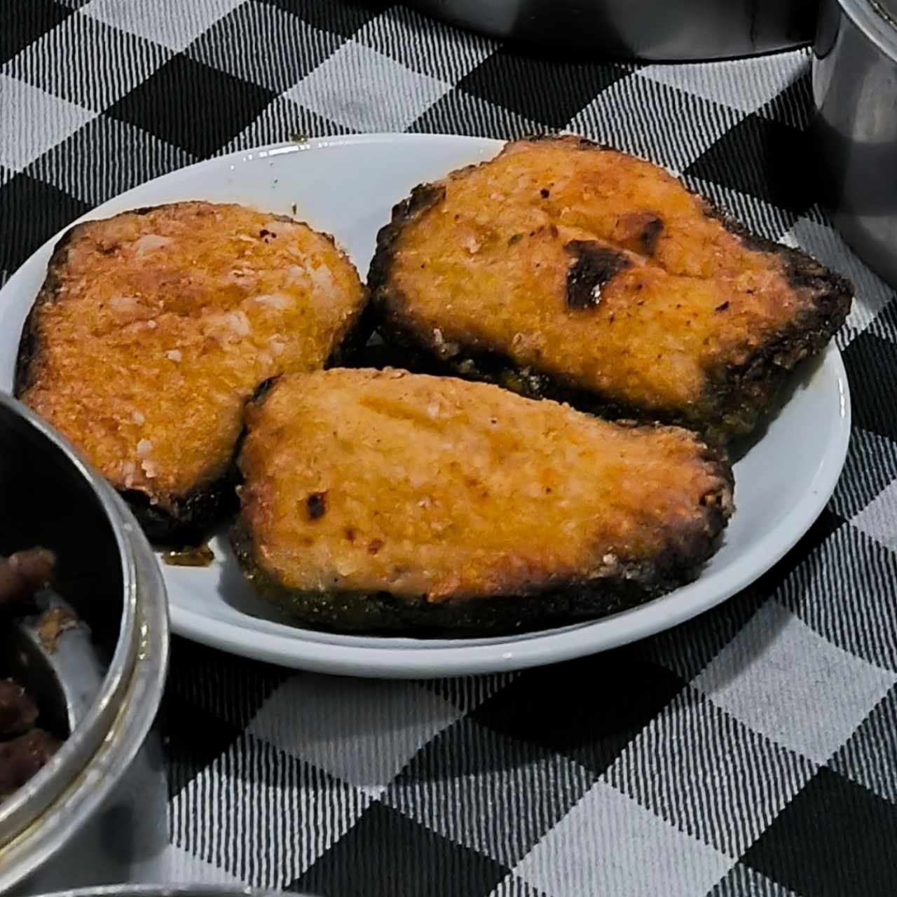 Pimiento relleno con pescado 