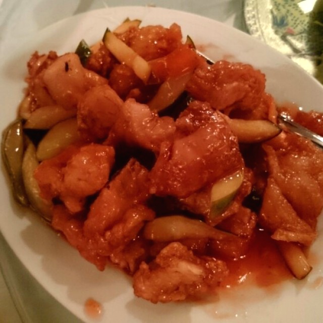 Sweet and sour chicken 