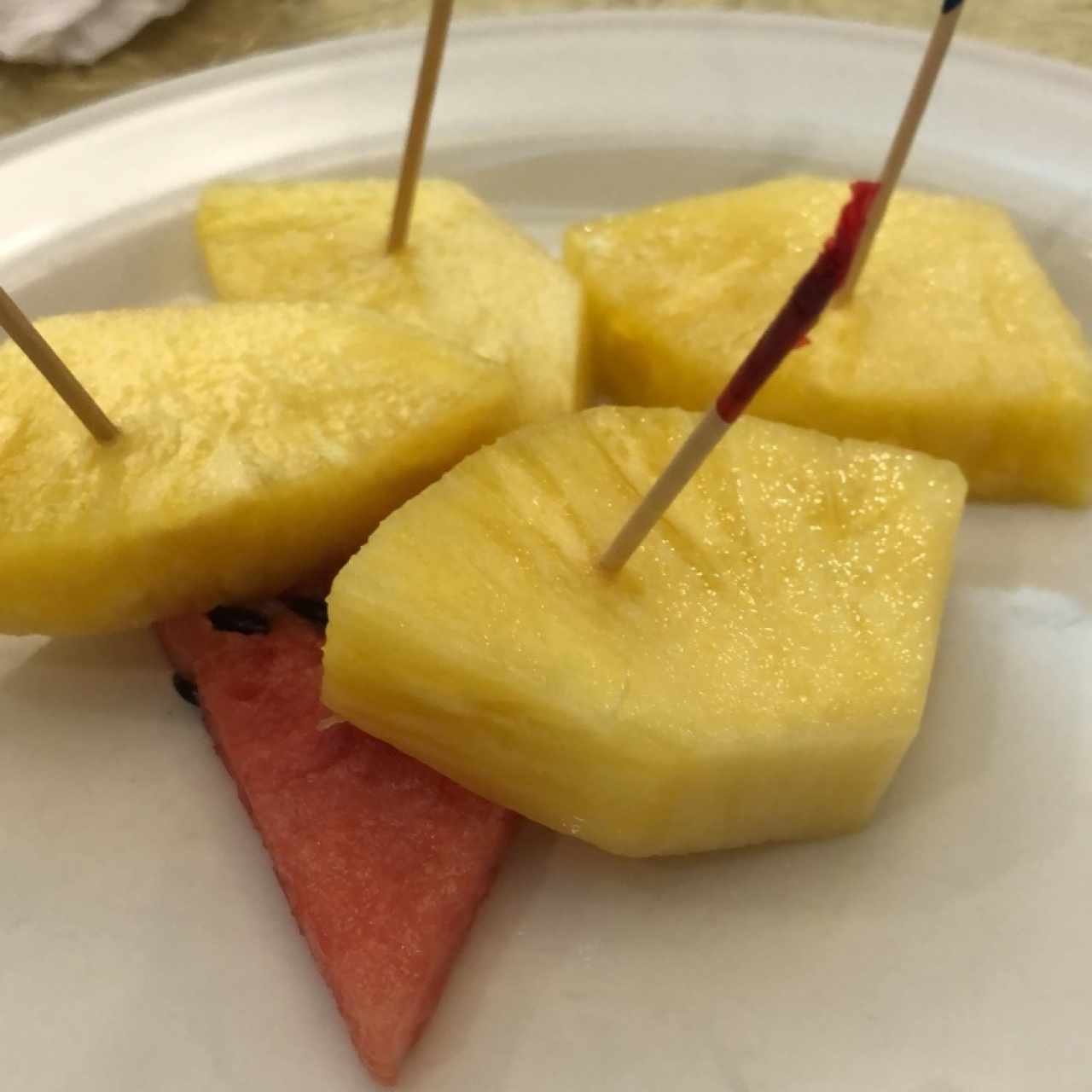 frutas después de platos principales 