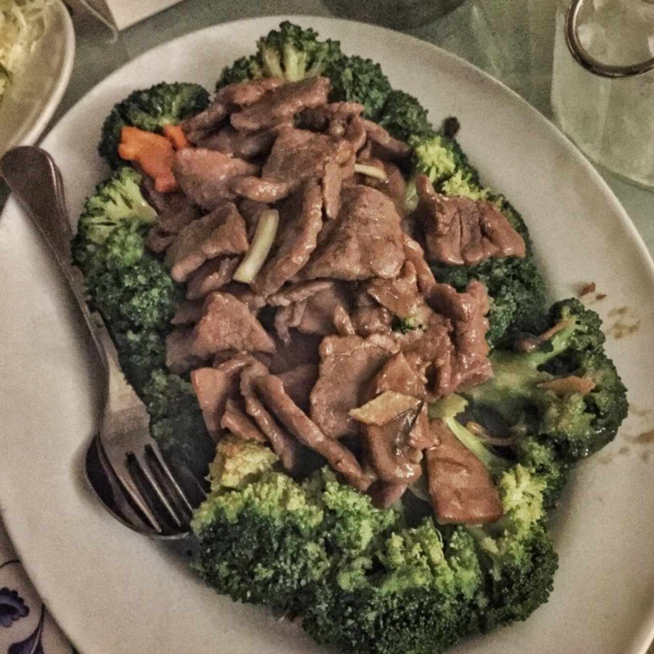 Carne salteada con Brócoli