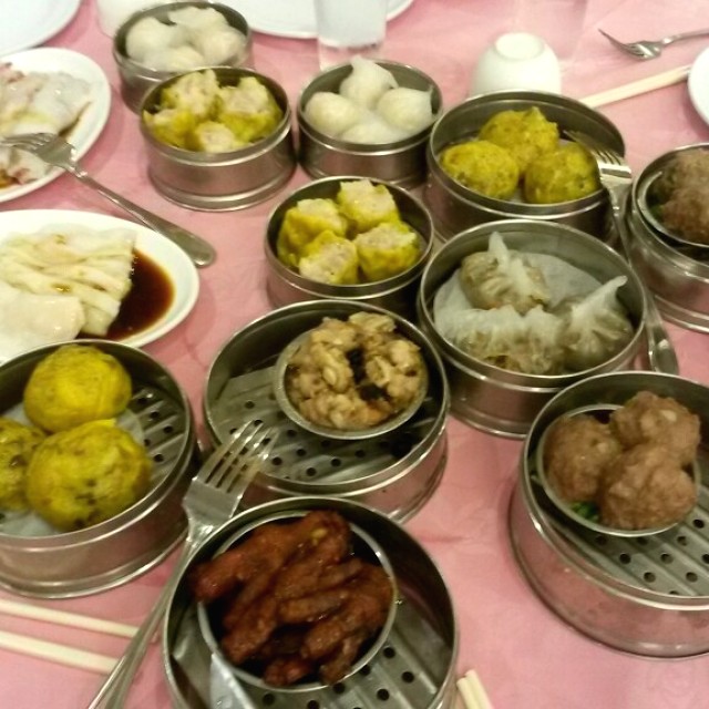 Dim sum muy variado 