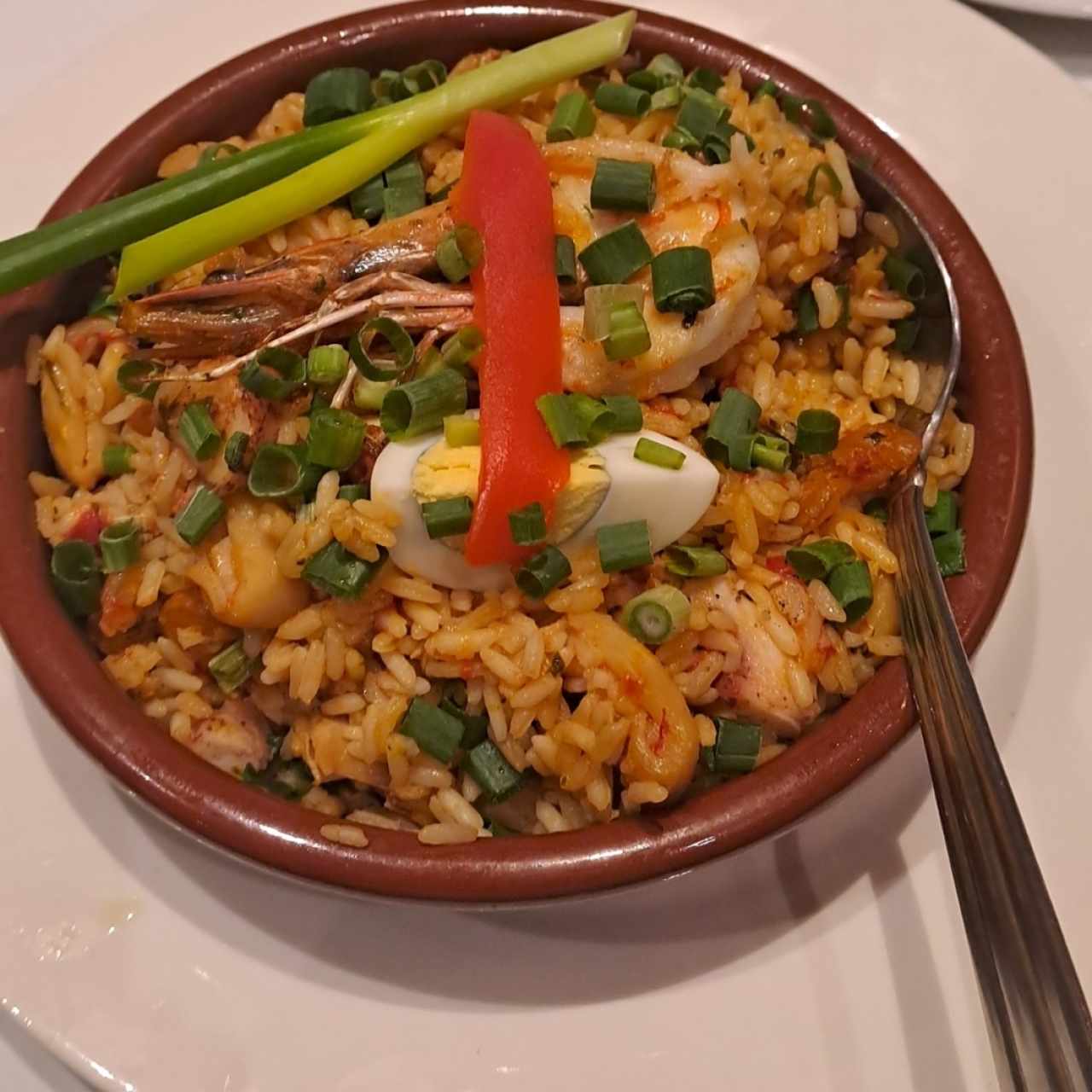 Platos Fuertes - Paella de Mariscos