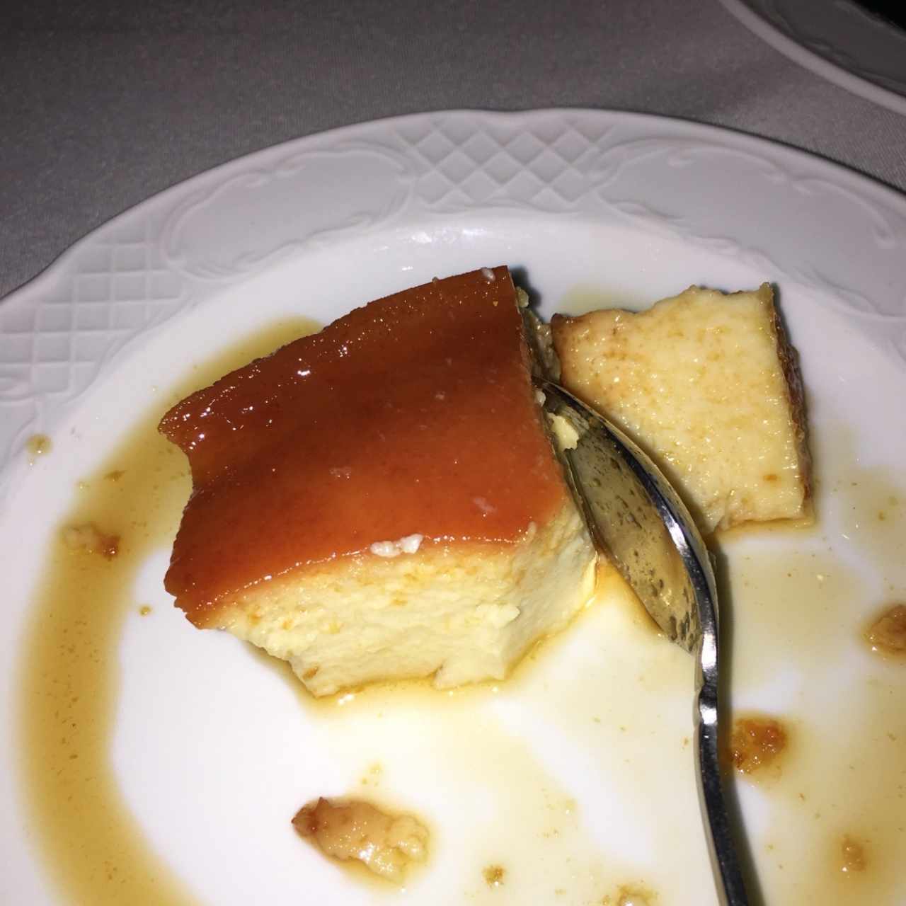 Flan de la casa