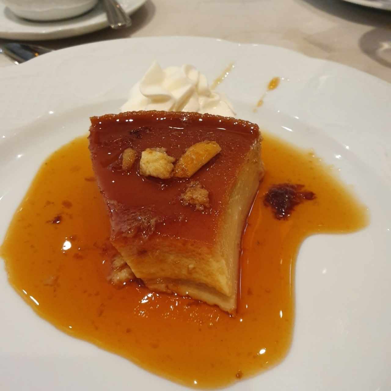 flan de la casa.