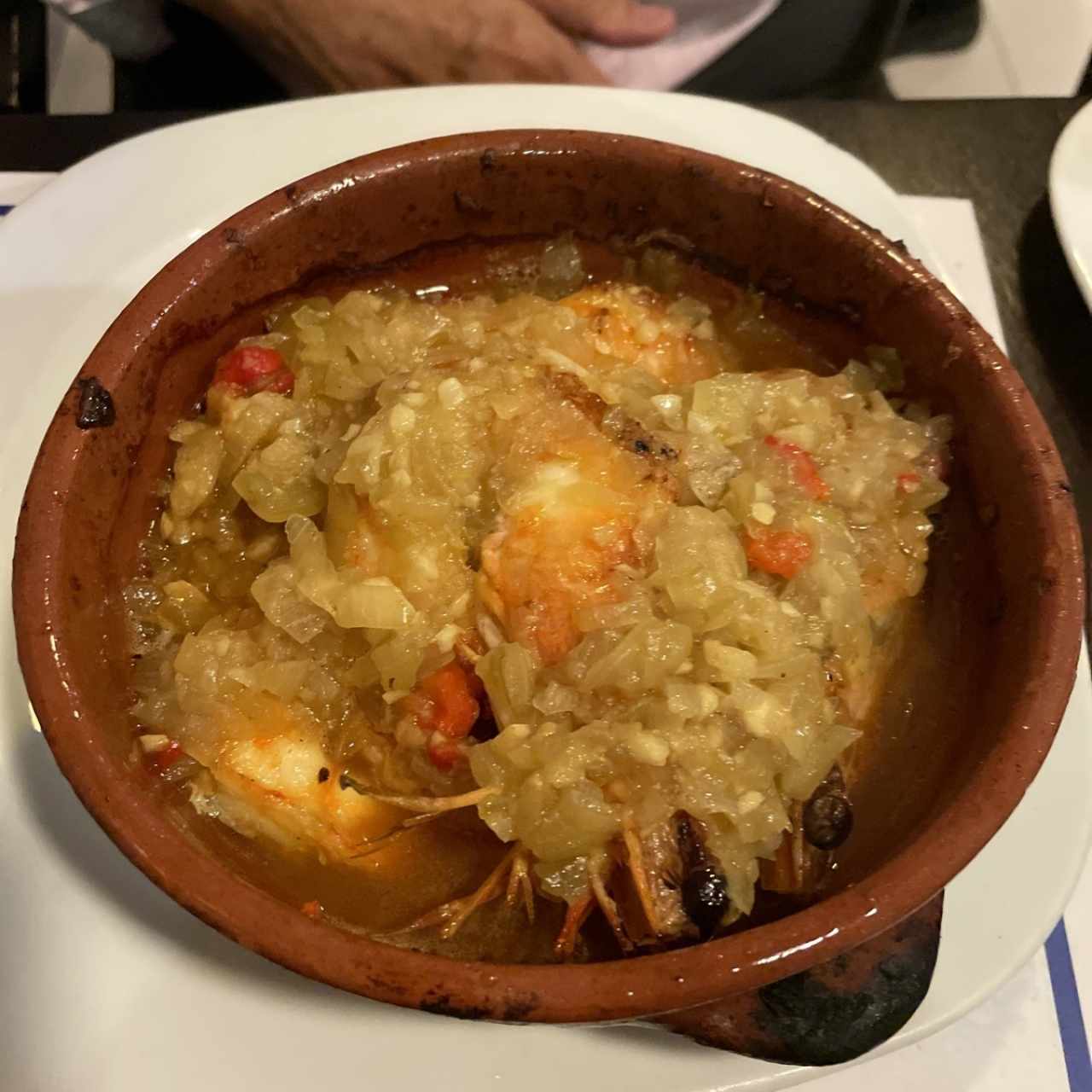 langostinos al ajillo