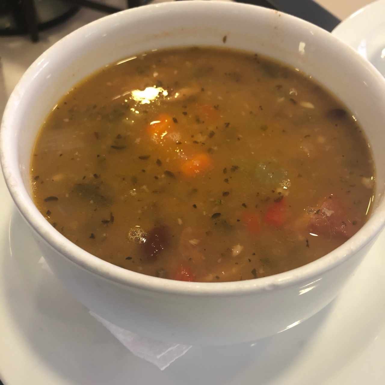 Sopa de Porotos con rabito