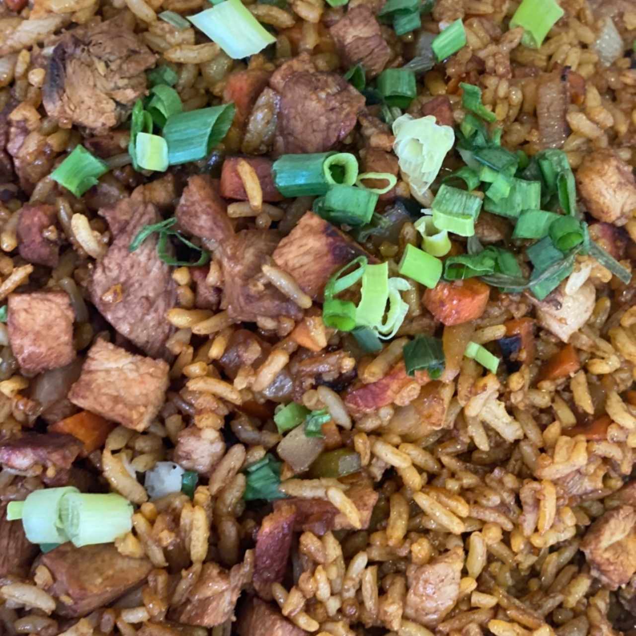 arroz frito con puerco