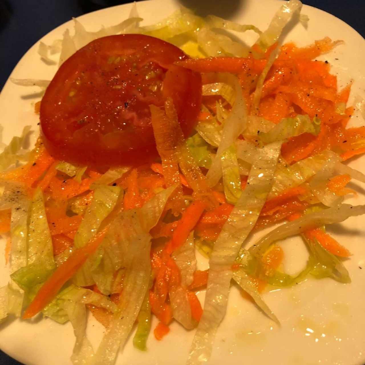 Ensalada acompañamiento. 