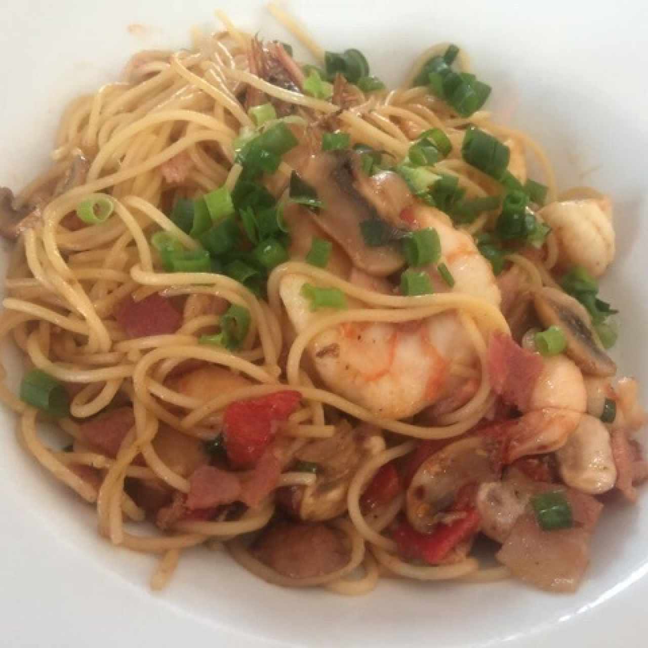 Pasta Especial con Langostinos