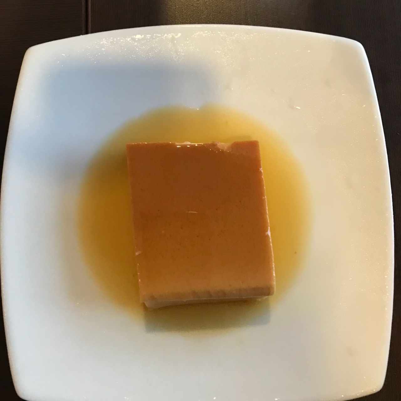 Flan de la casa