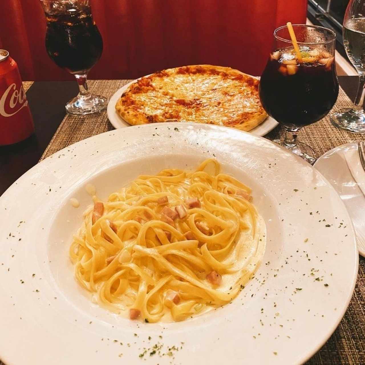 Es un restaurante de comida italiana muy bueno