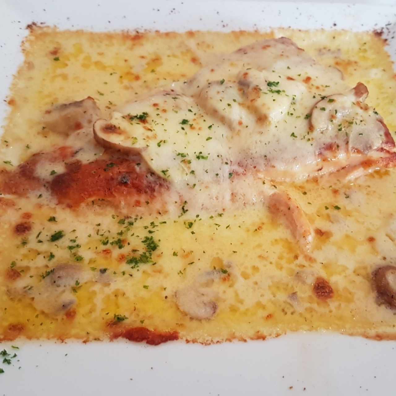 Corvina Gratinada