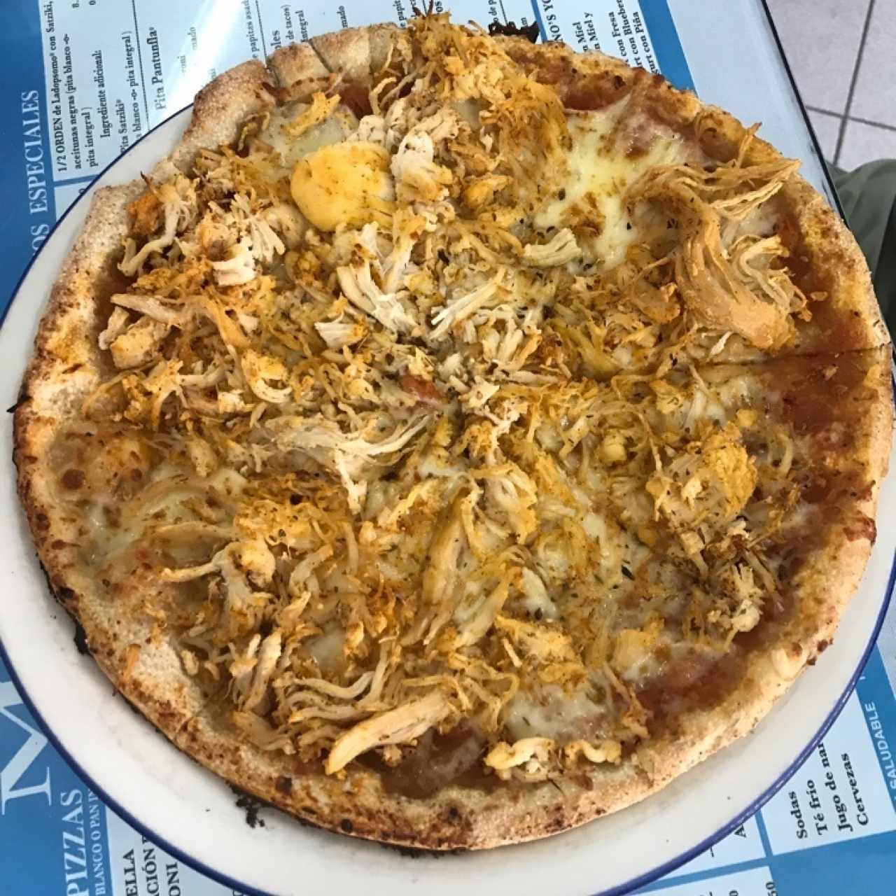 Pizza de pollo