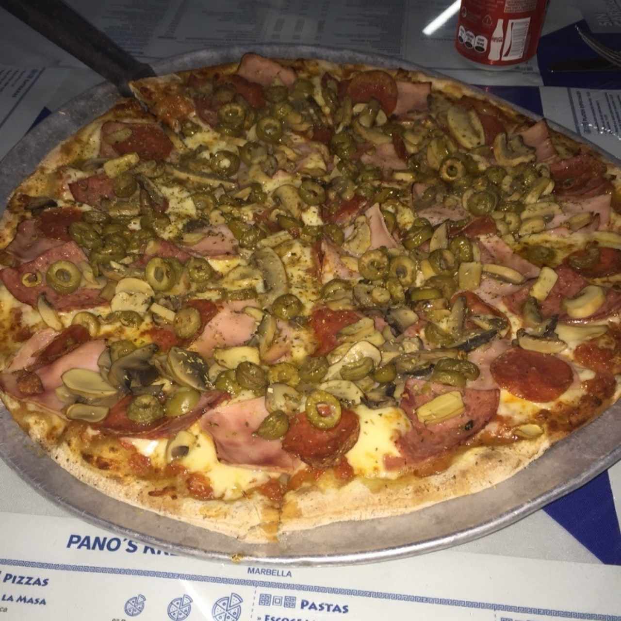 pizza familiar combinación Athens