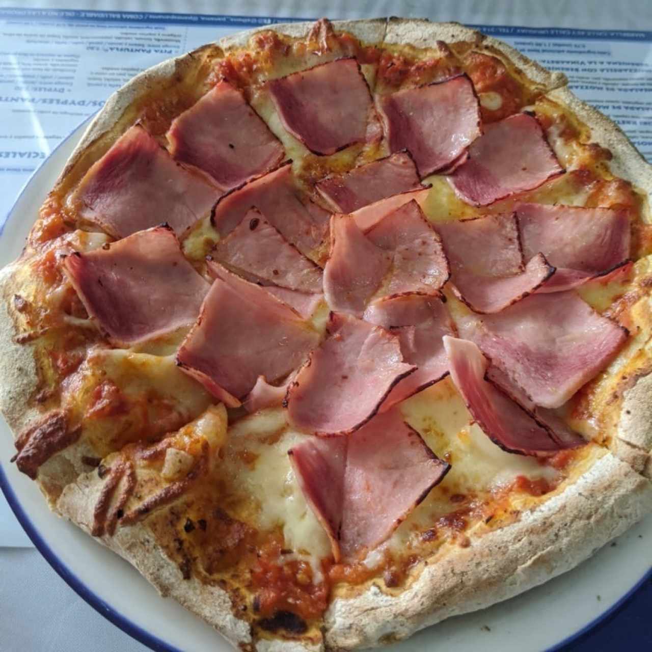 pizza de jamon