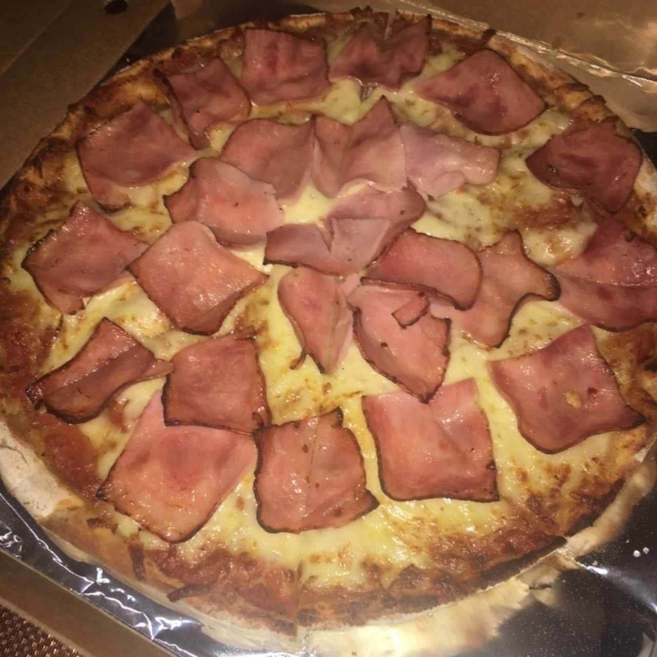 pizza de jamón