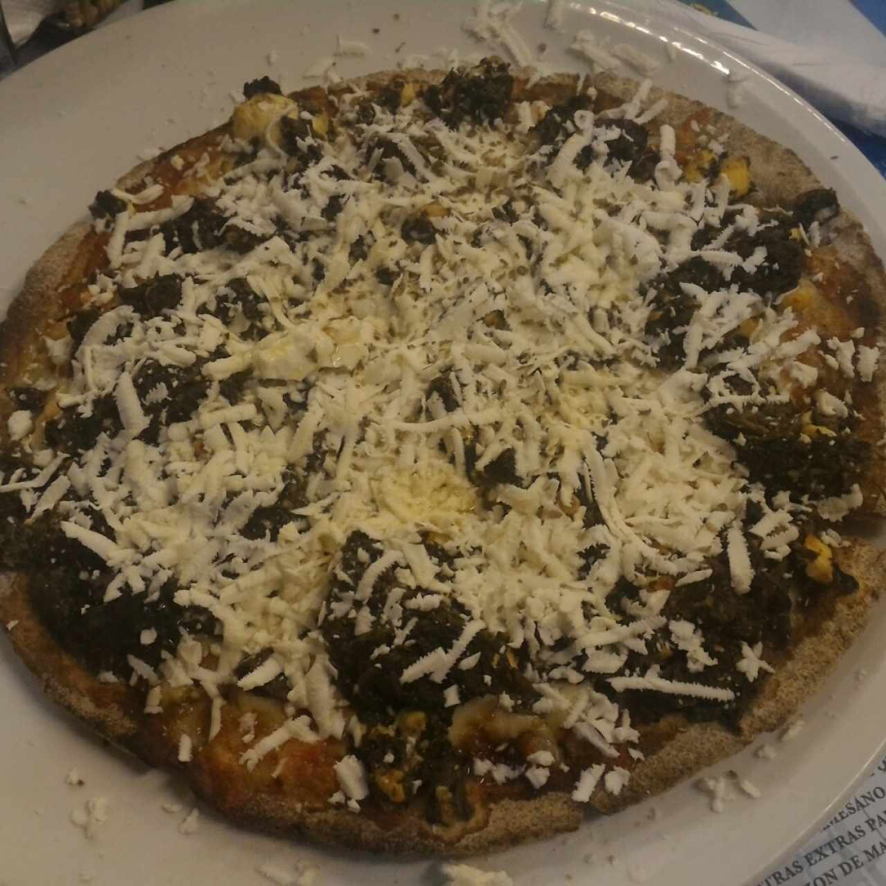 Pizza Espinacas y Queso Feta