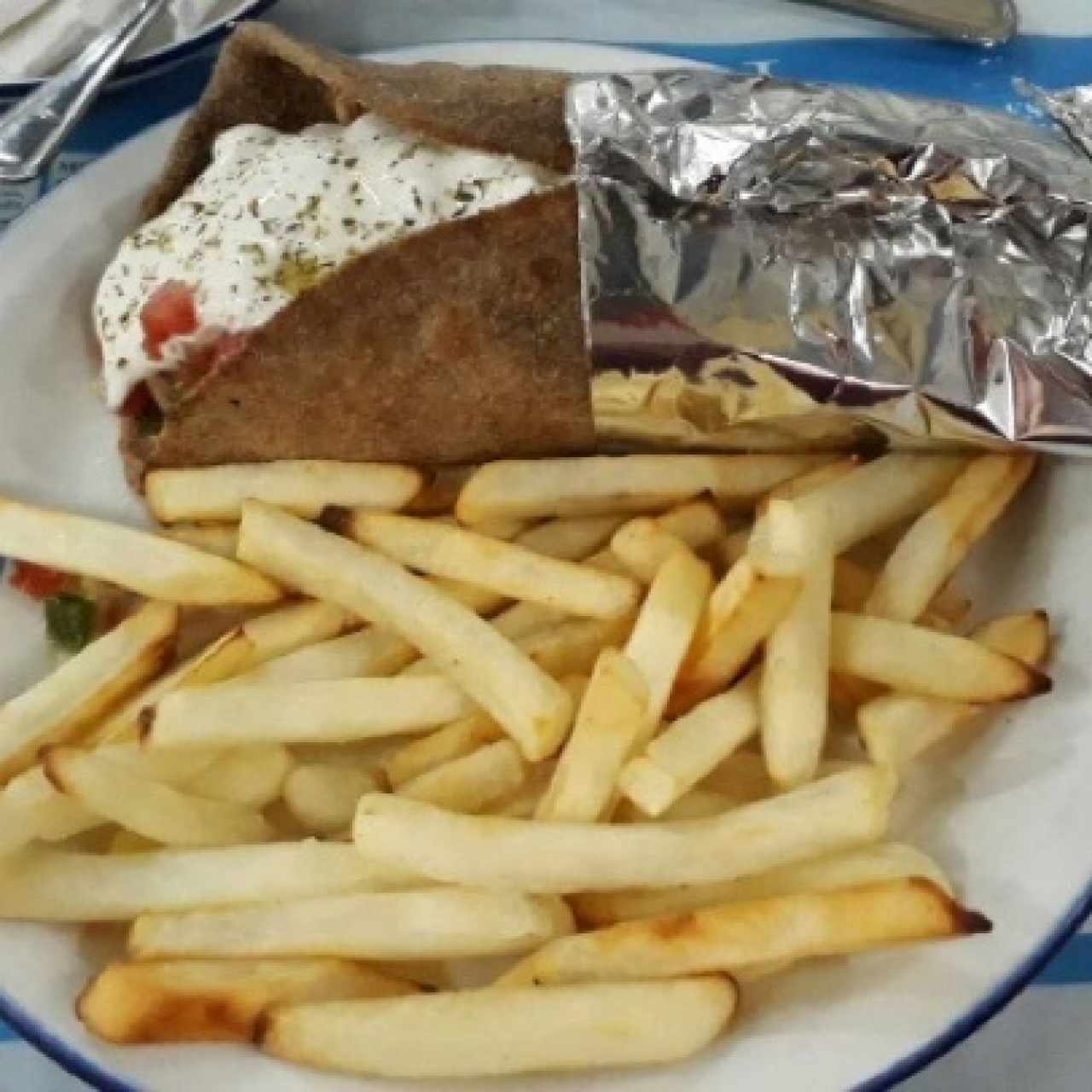 gyro de pollo 