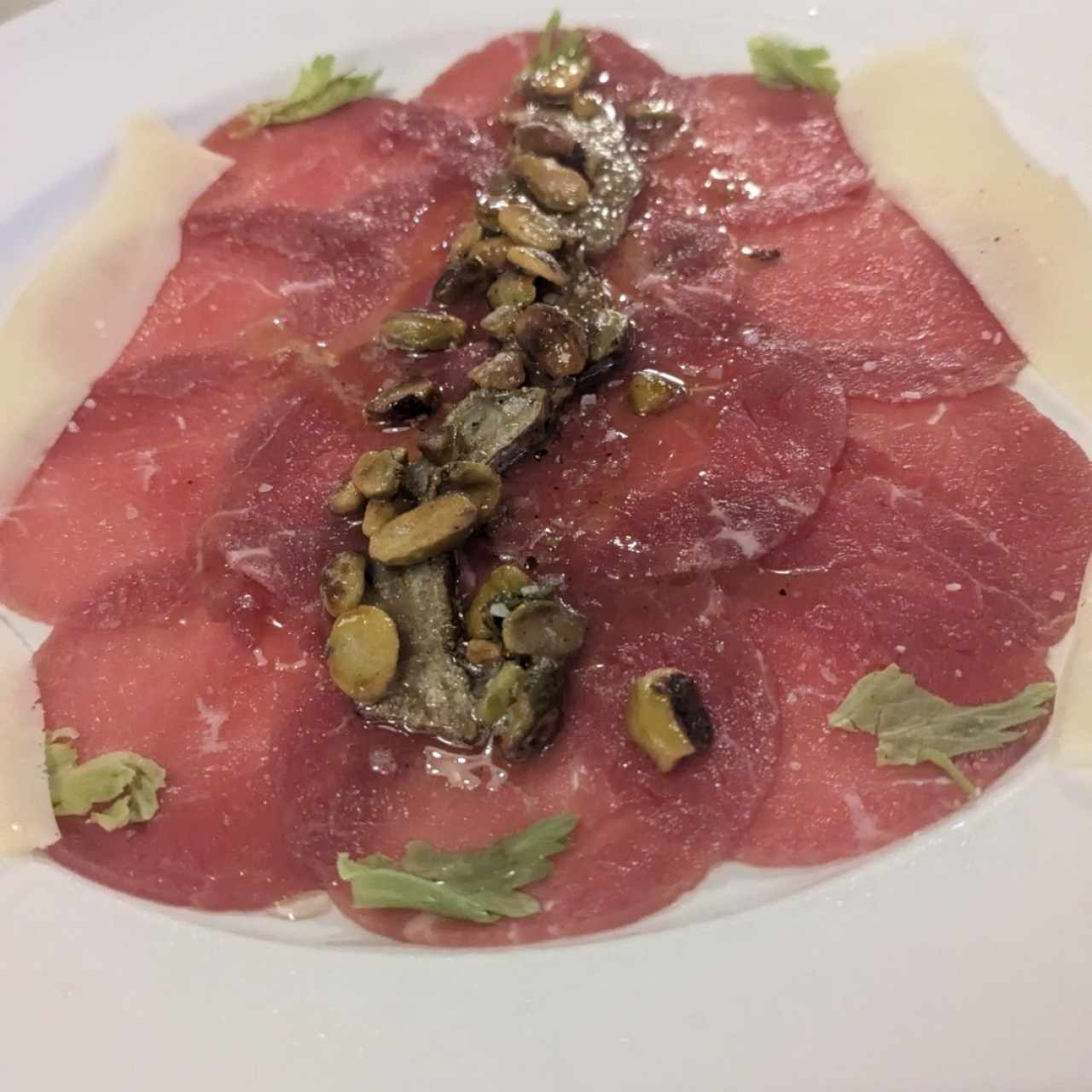 Carpaccio Caliente de Res