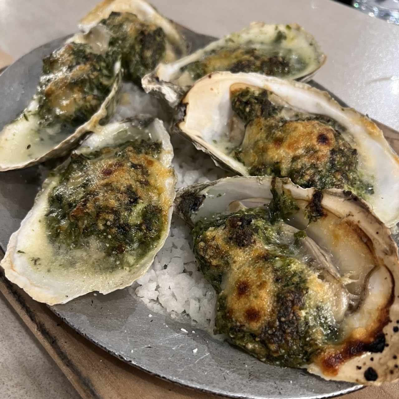 Rockefeller oysters 