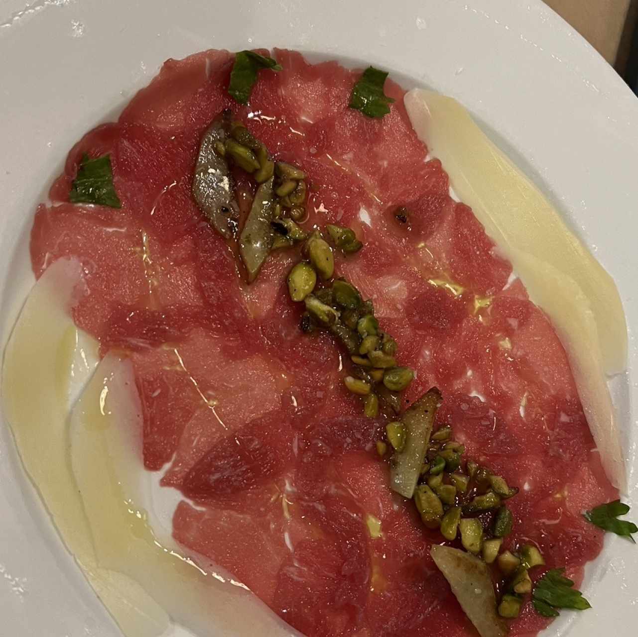 Carpaccio Caliente de Res