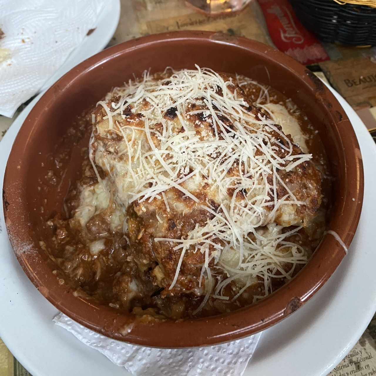 Lasagna boloñesa 