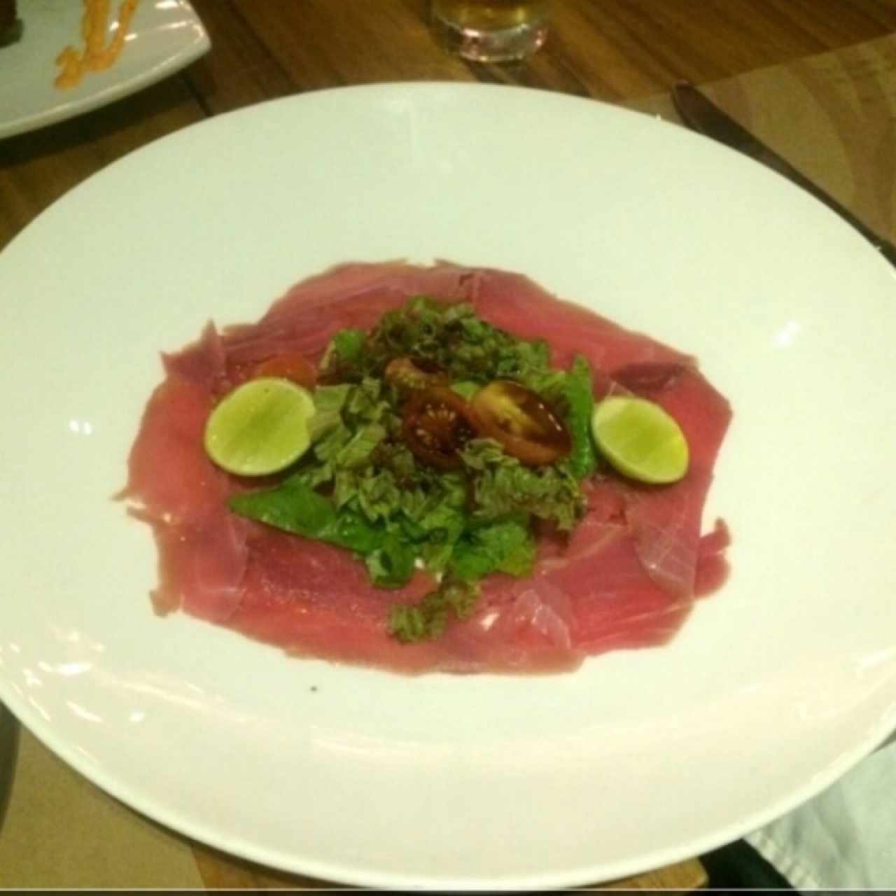 Carpaccio affumicato