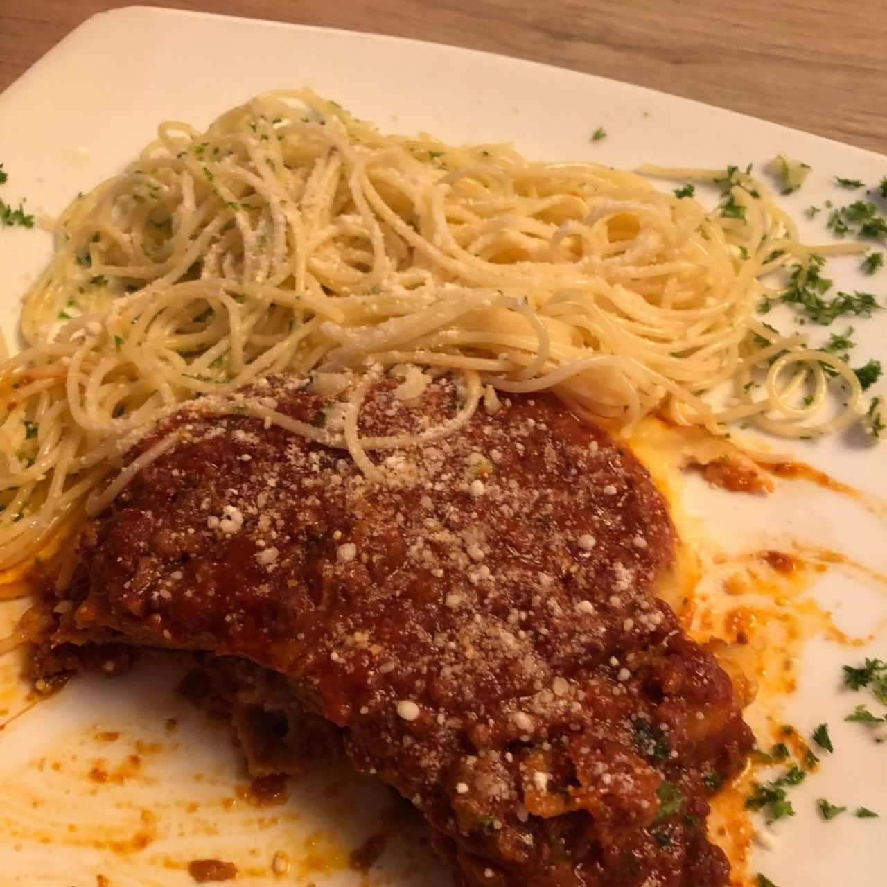 Filete a la parmigiana