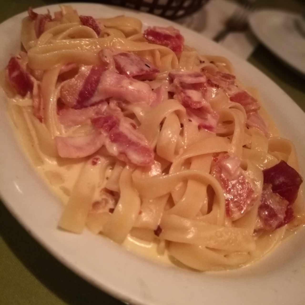 fettucine carbonara