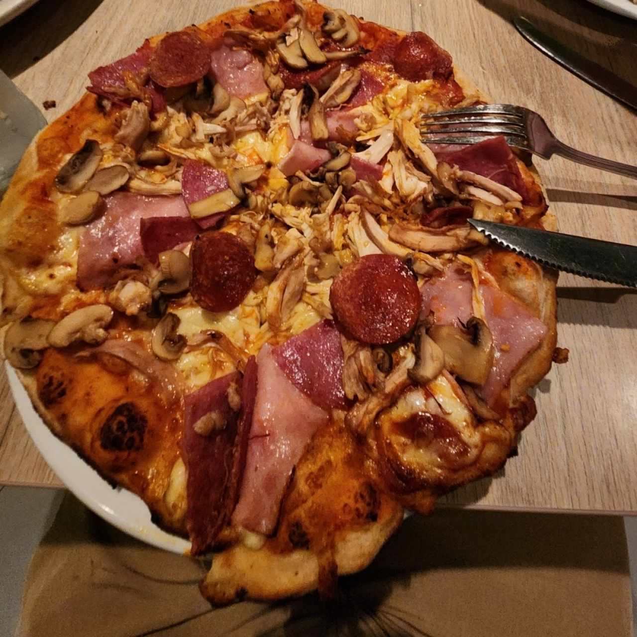 Pizzas - Napoli con pollo