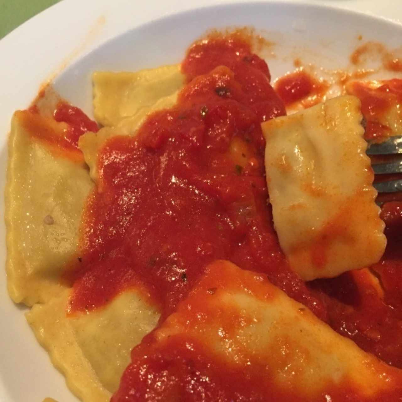 raviolis a la pomodoro