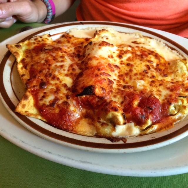 Trio de pastas gratinadas