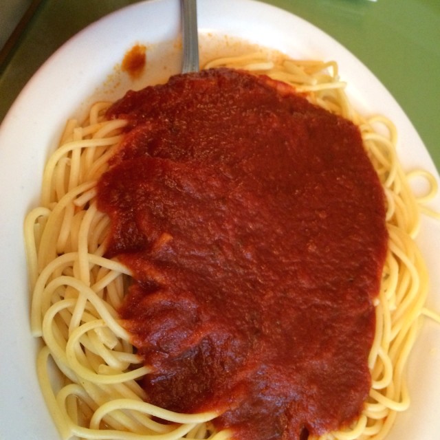 Spaguetti a la Napolitana