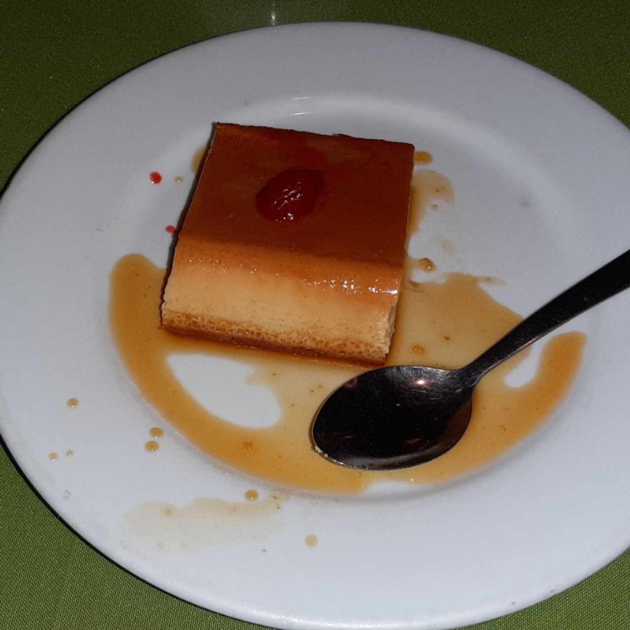 Flan de la casa