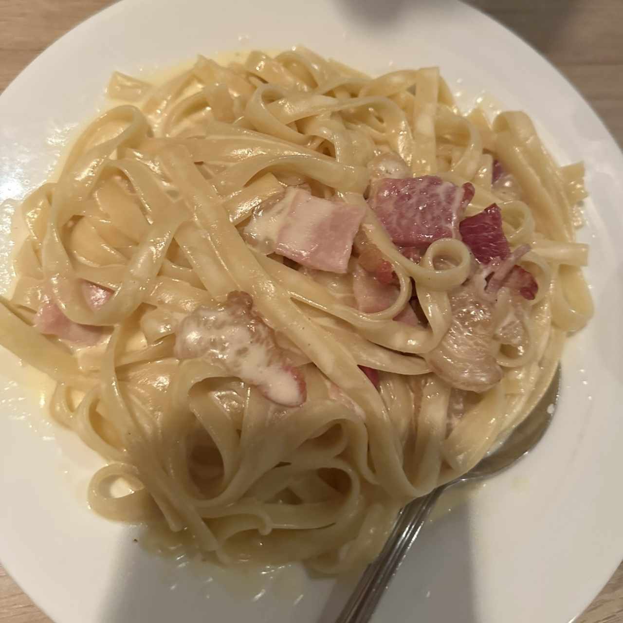 Pastas Especialidades - Fettucine Carbonara