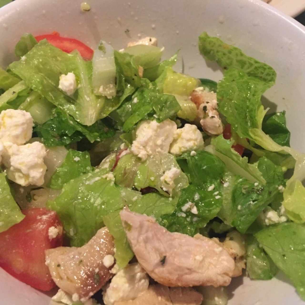 ensalada Griega con pollo