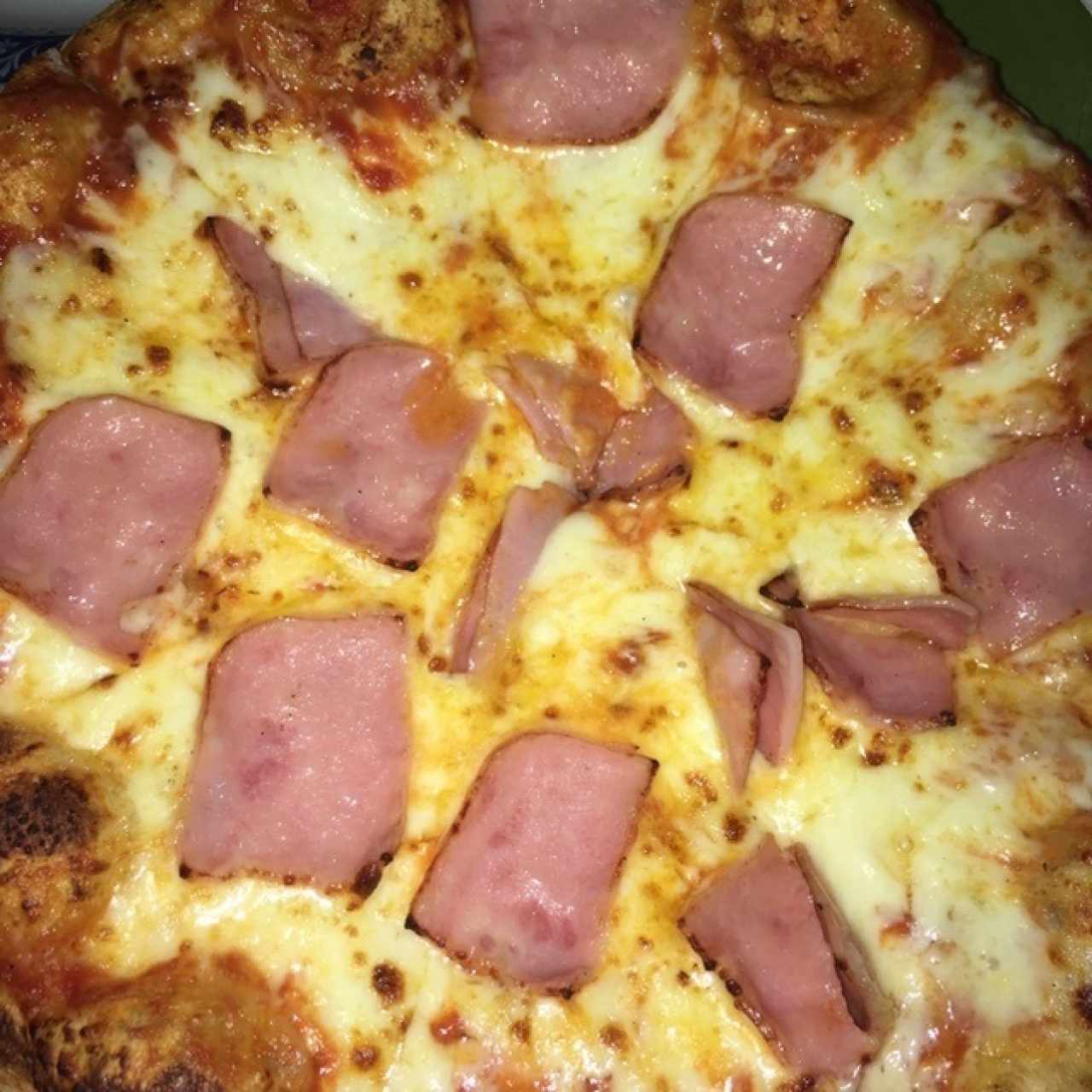 pizza de jamón