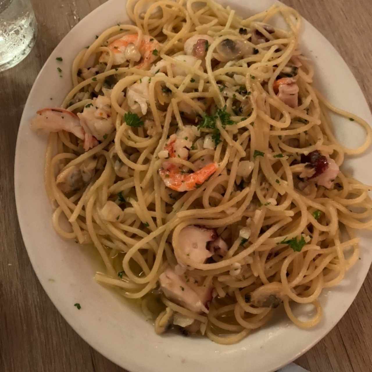 pasta con mariscos 