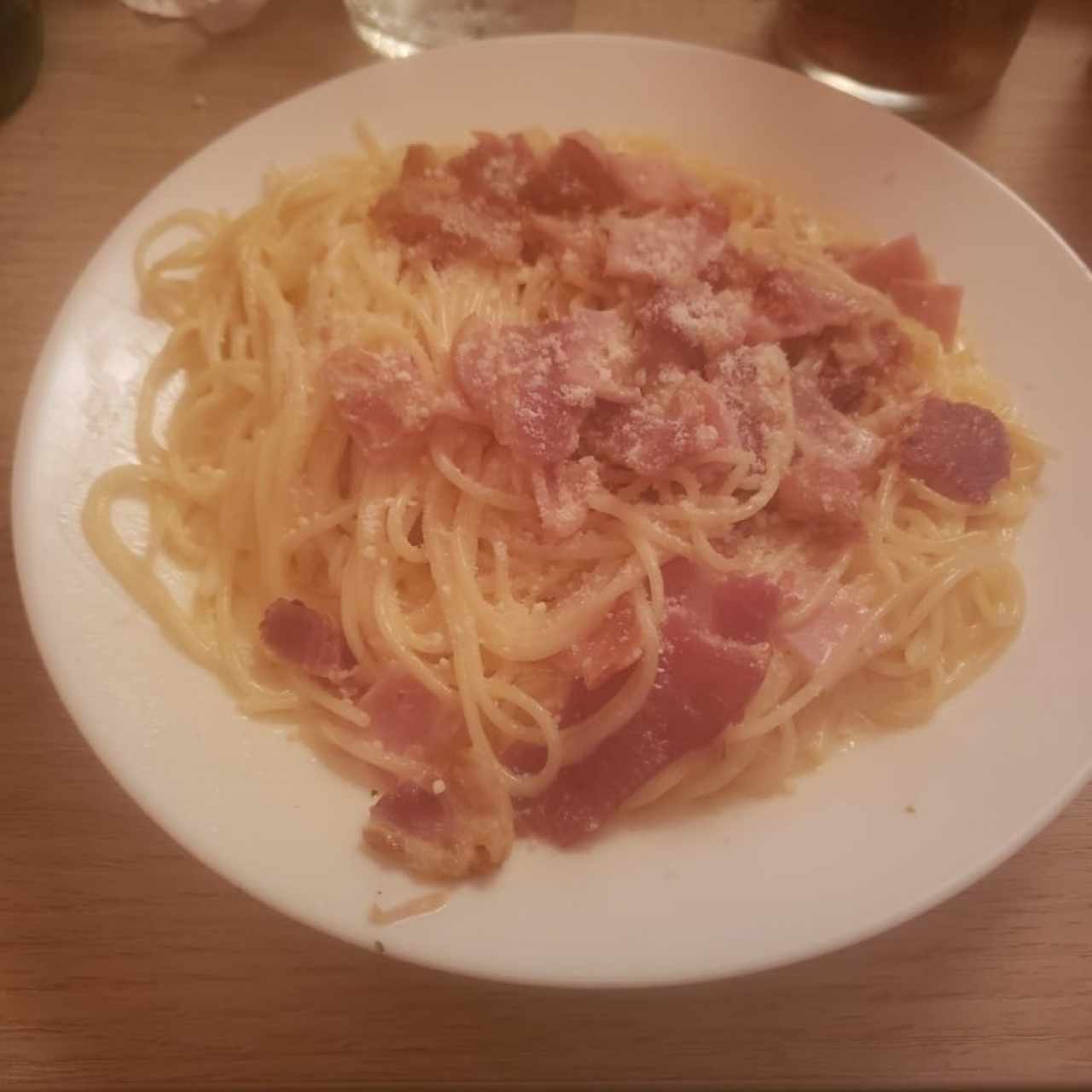 pasta con tocino 