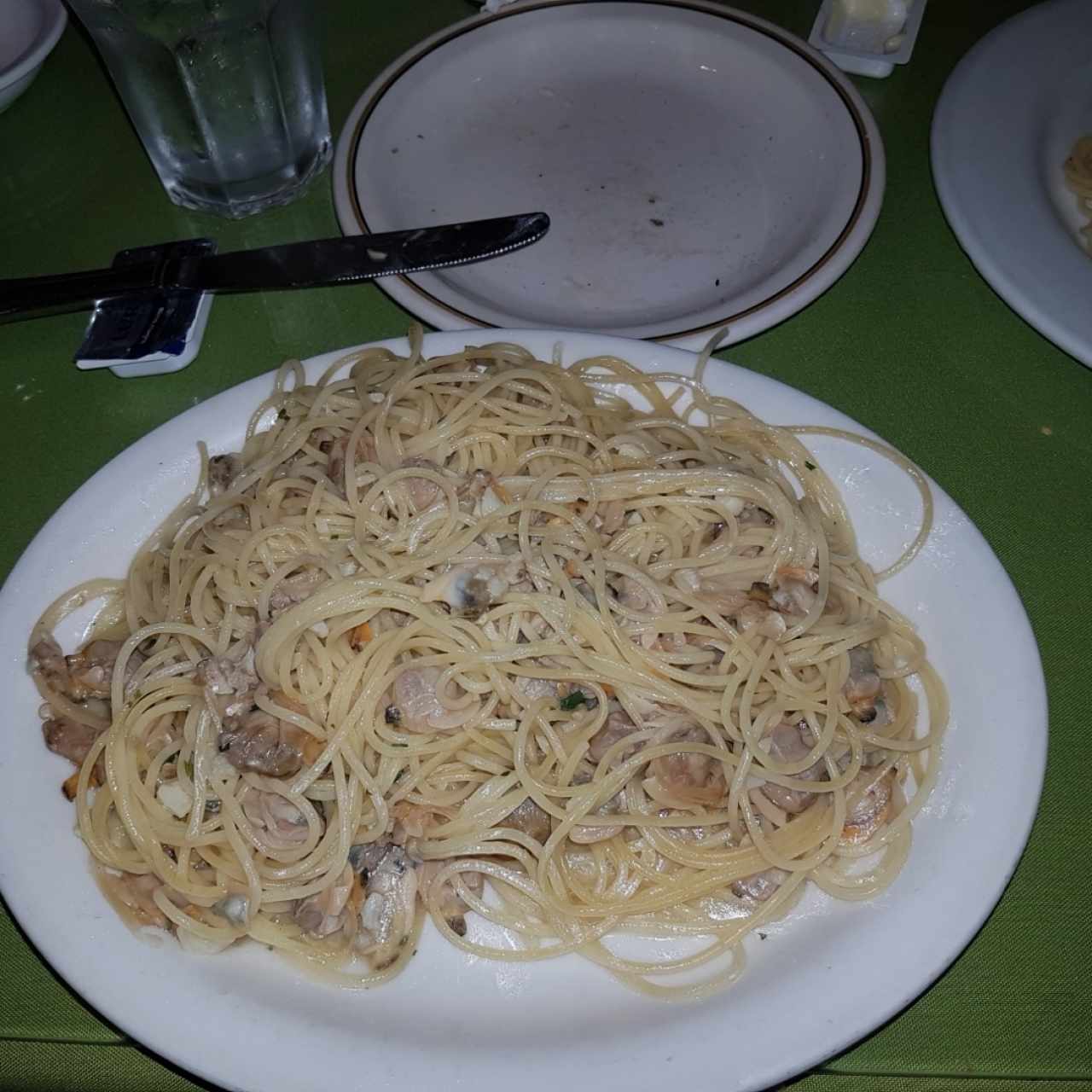 Spaguetti a la Vongole al olio