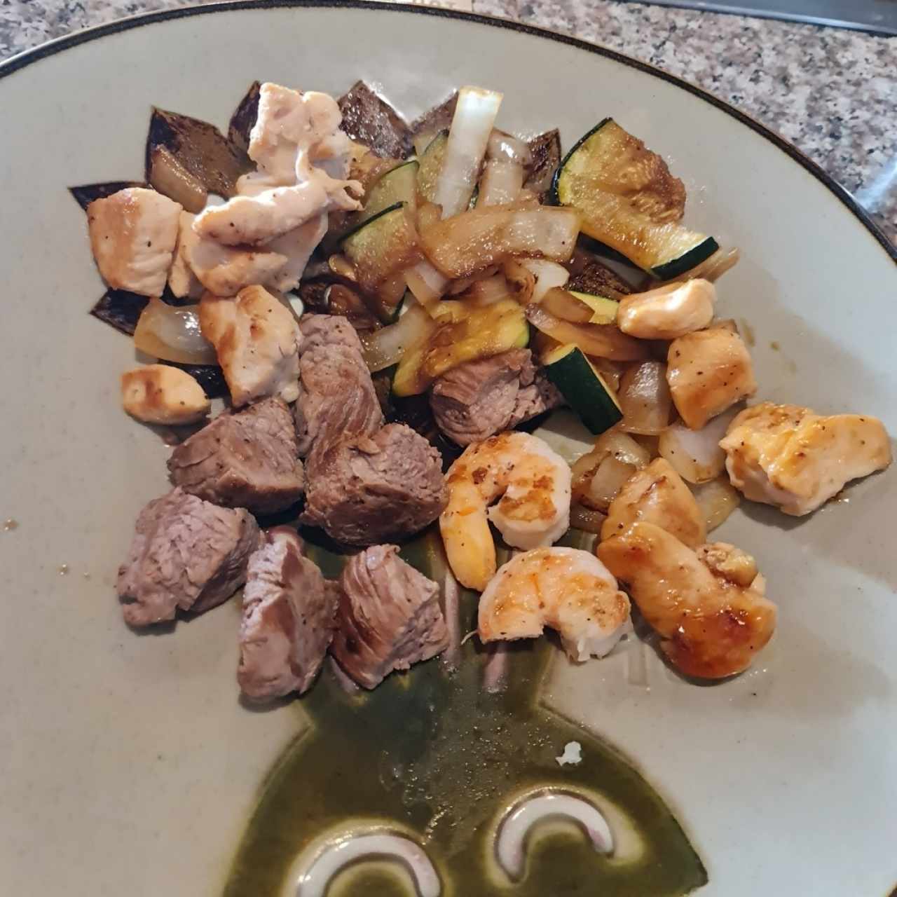 Mix carnes teppanyaki