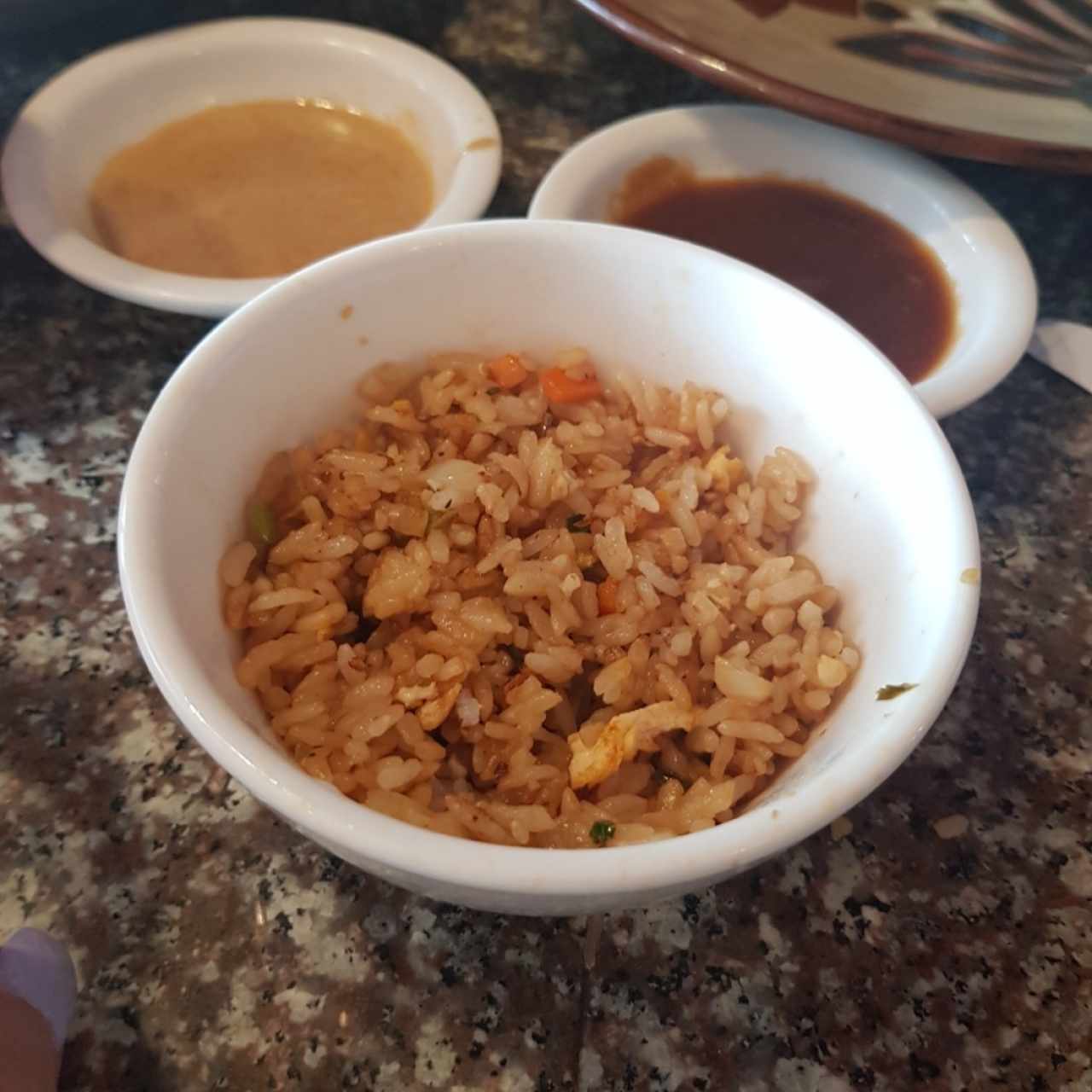 arroz frito con pollo