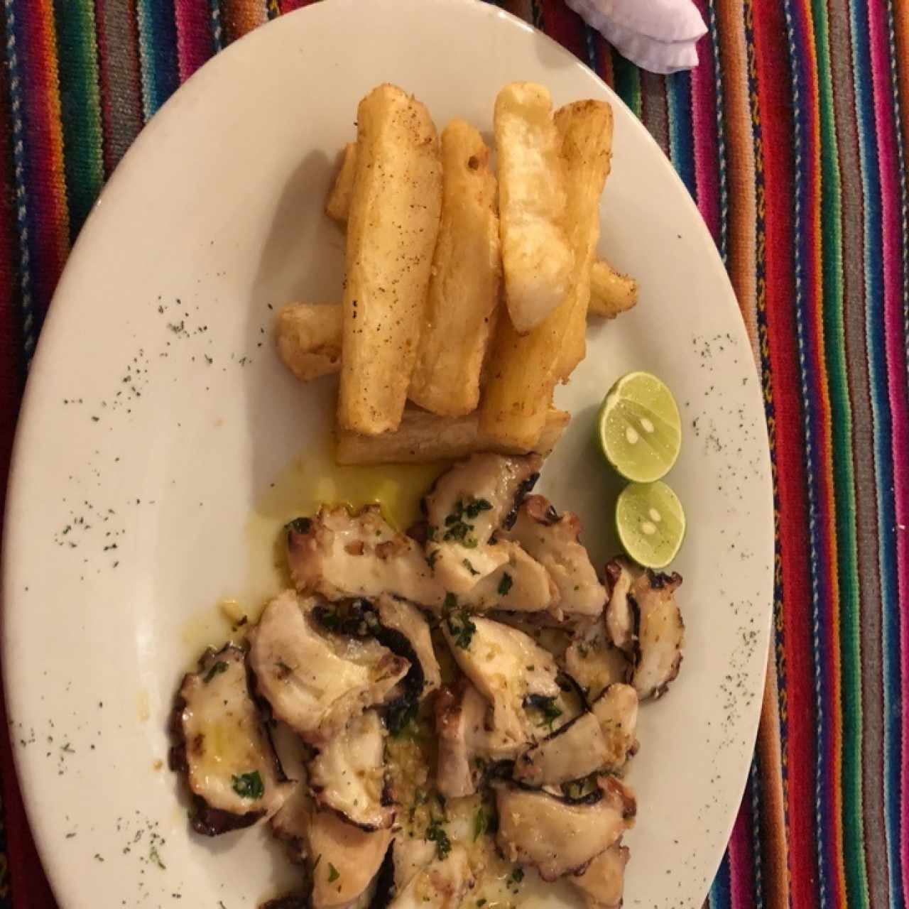 pulpo al ajillo