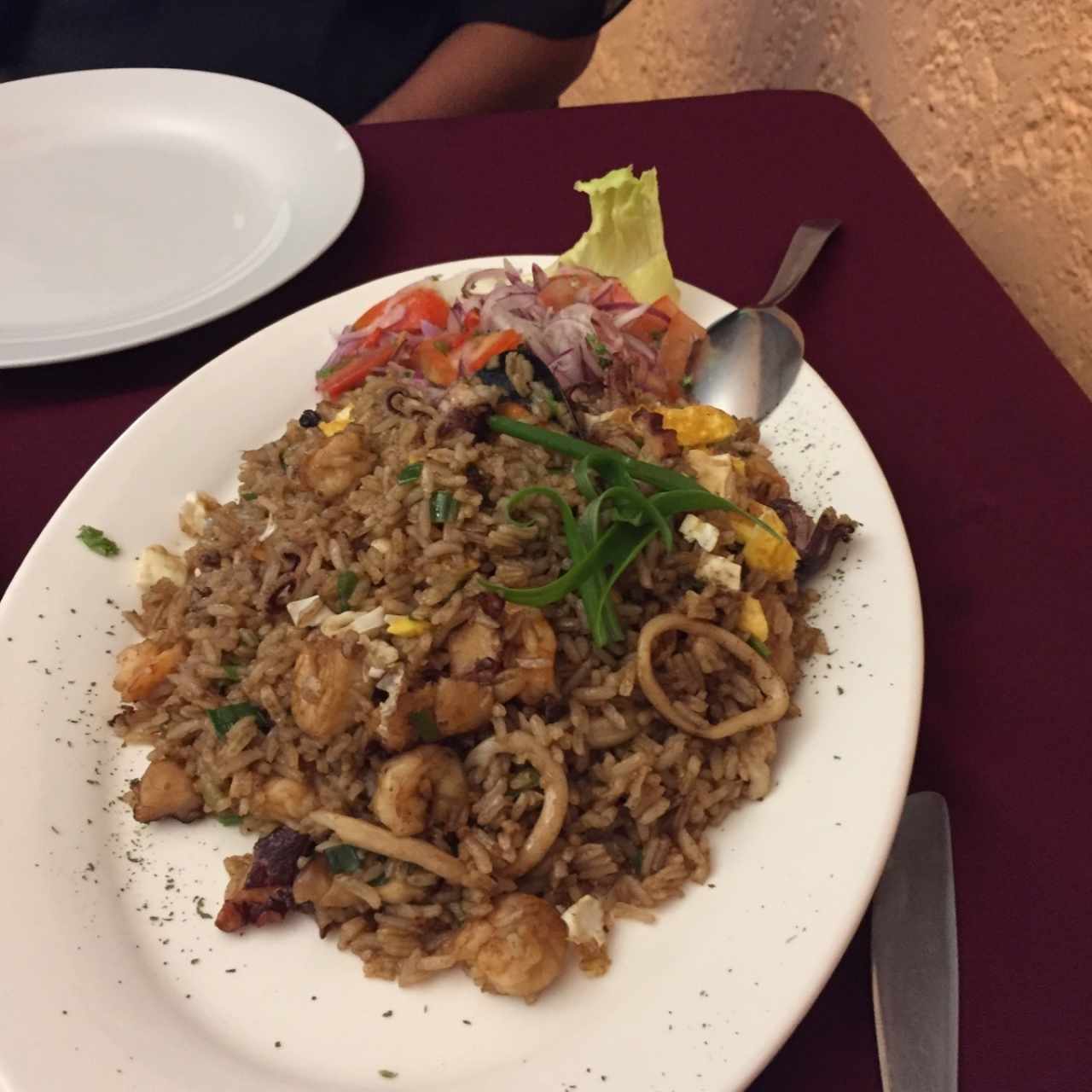 arroz chaufa de mariscos