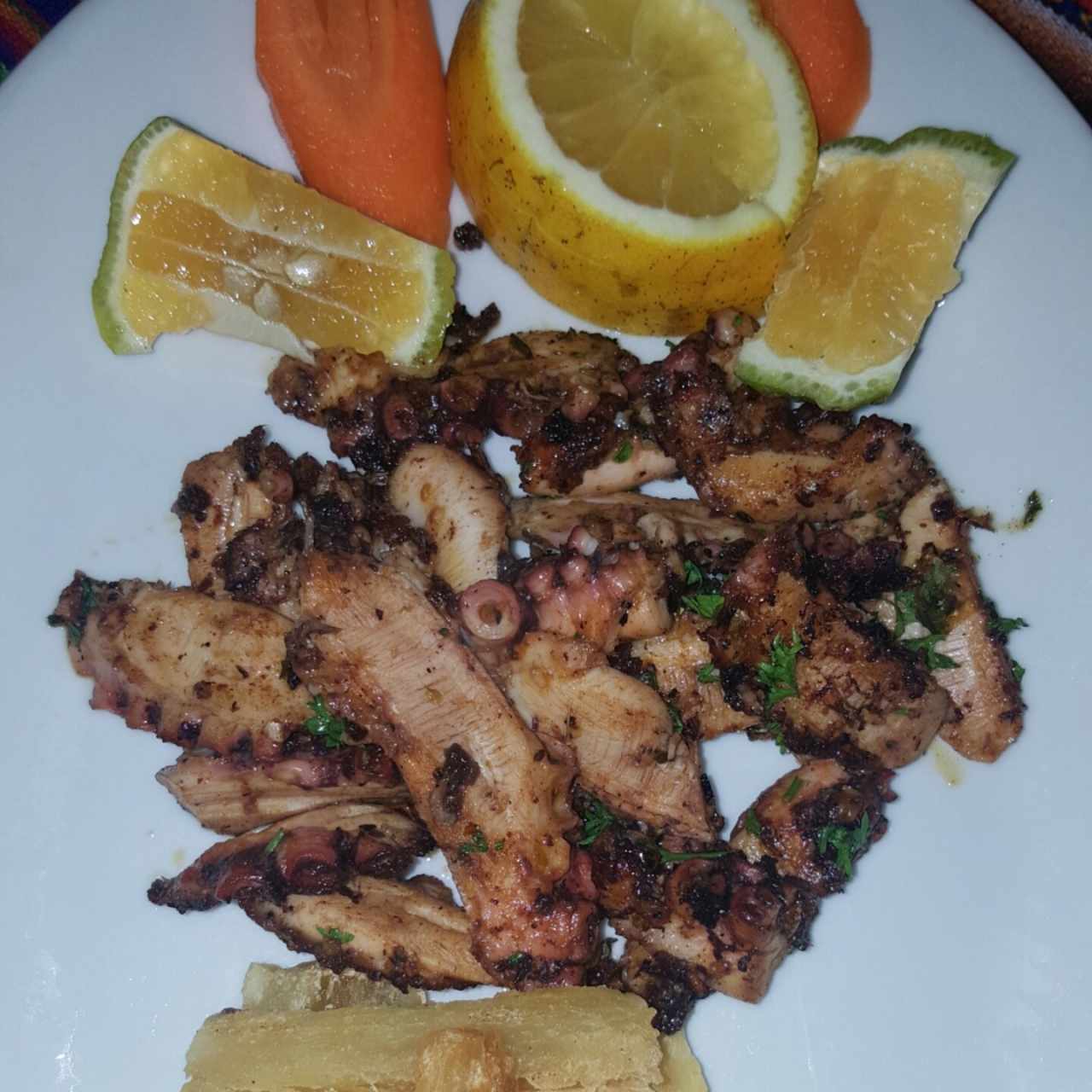 Pulpo al carbón 