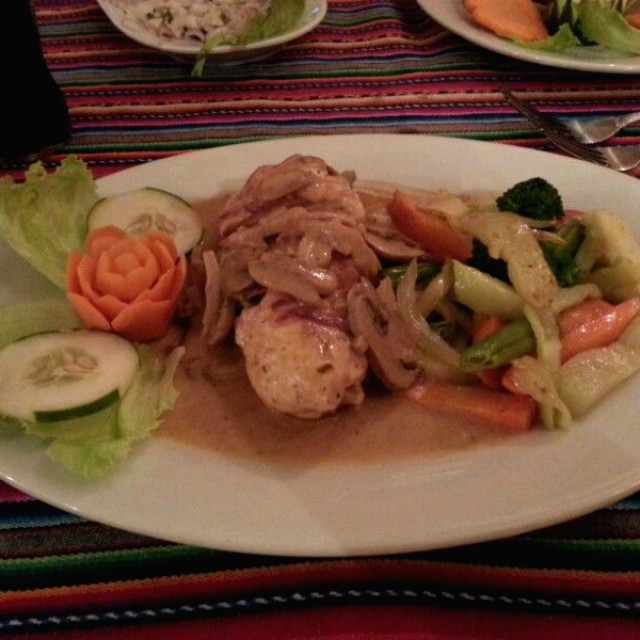 Pollo a la Princesa... Delicioso!!!!!