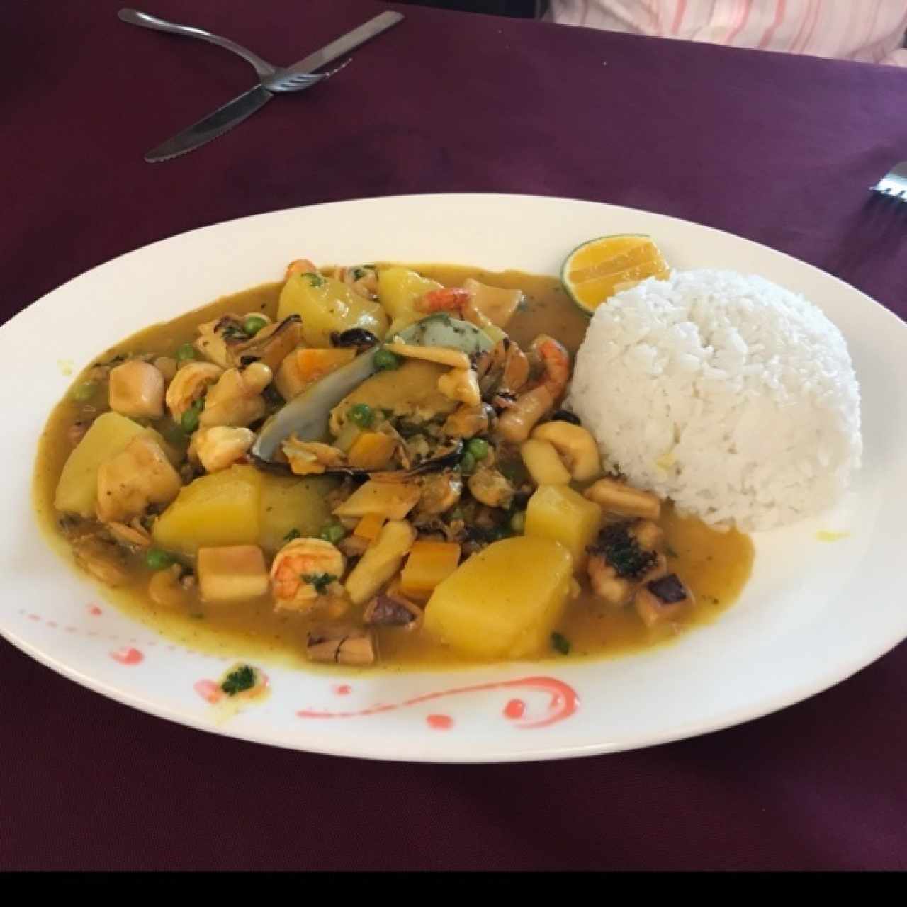 cau cau de mariscos